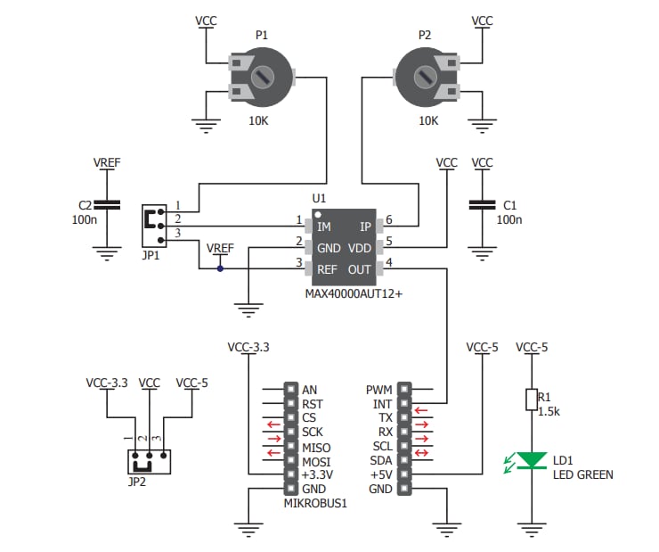 Schaltplan - Mikroe MIKROE-3036 Nano Power 2 Click